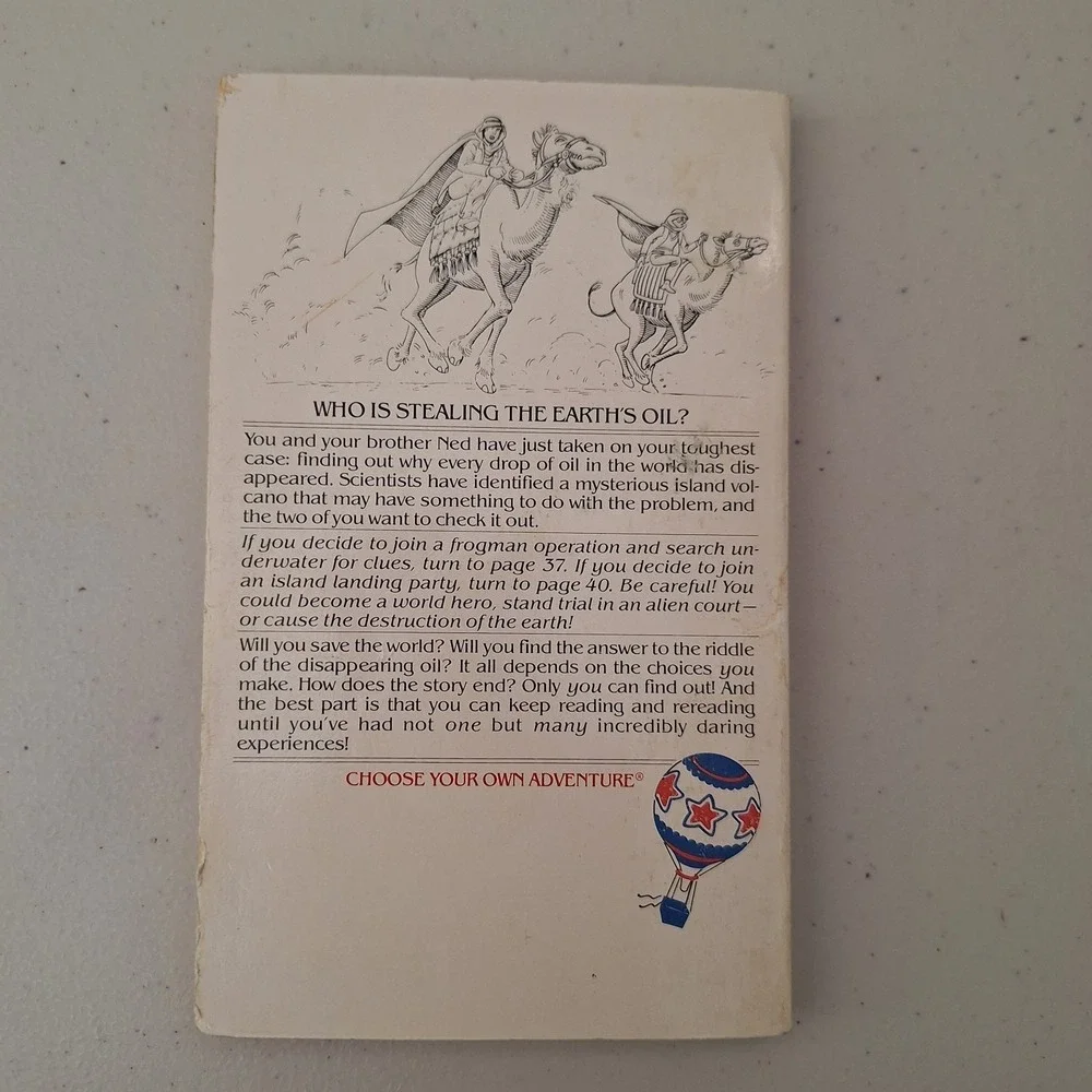Choose Your Own Adventure #29: Trouble On Planet Earth CYOA Rare 1st Edition!